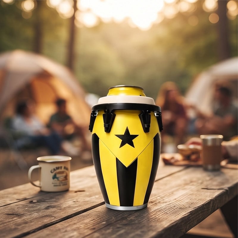Conga-Style Can Holder