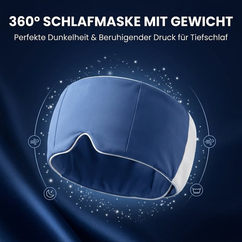 Gravity-Mikrodruck-Tiefenschlafmaske