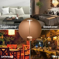 Draagbare oplaadbare LED-tafellamp