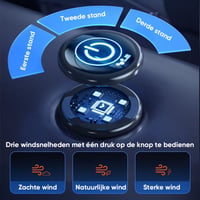 Dubbele kop Mini USB Autoventilator