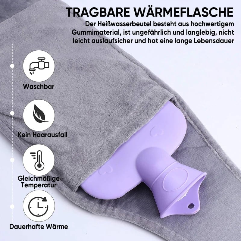 🔥Nachfüllbarer Wärmflaschengürtel aus Plüsch