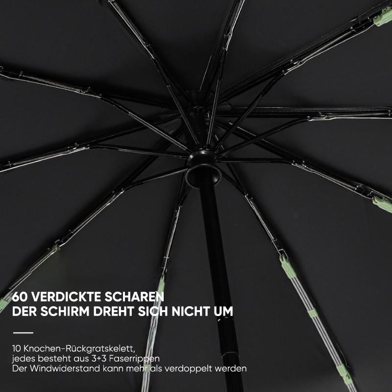 Kreative Ringschnalle Winddicht Verstärkter Regenschirm