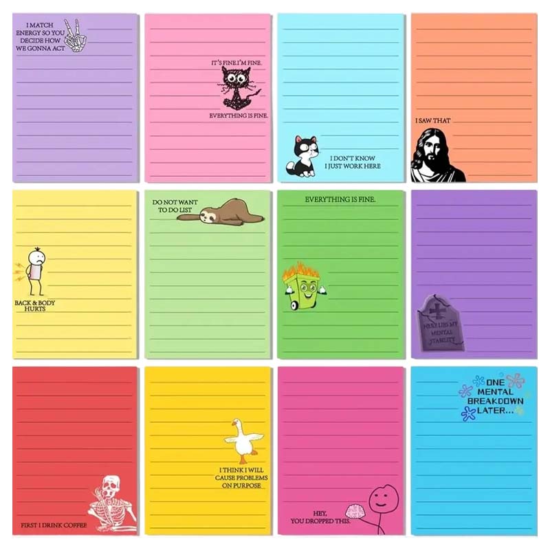 Funny & Sarcastic Sticky Notes