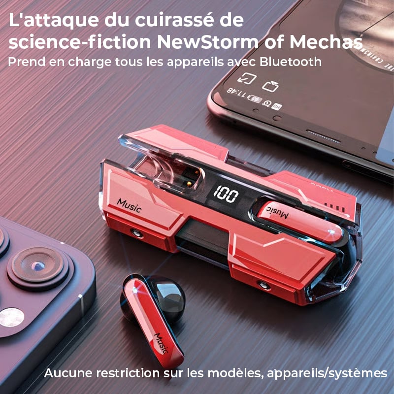 Casque sans fil semi-intra-auriculaire