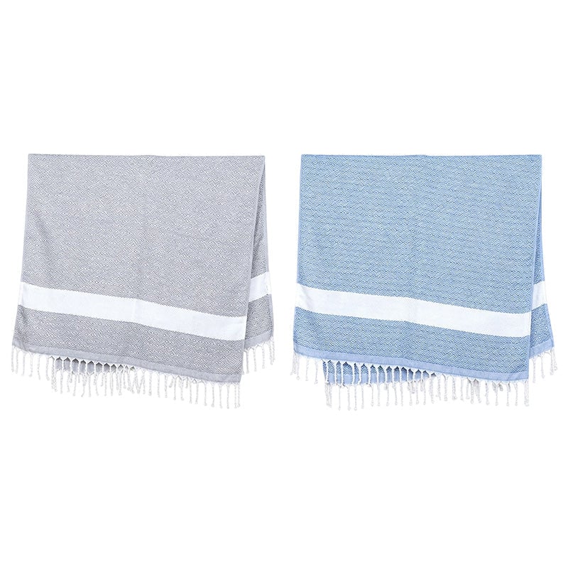 Large Quick Dry Jacquard Beach Bath Towel