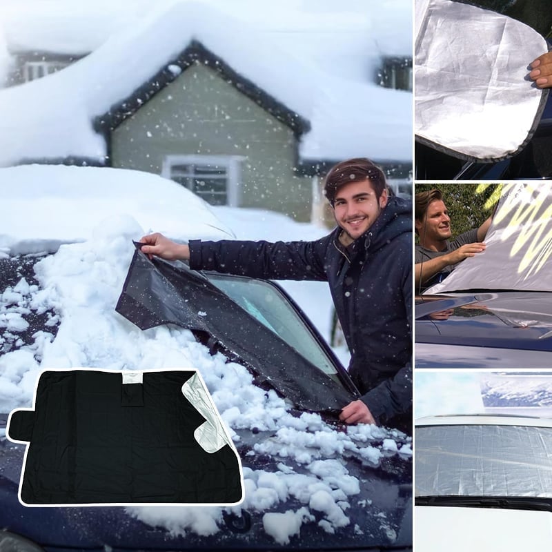 Glas-Schutz gegen Schnee