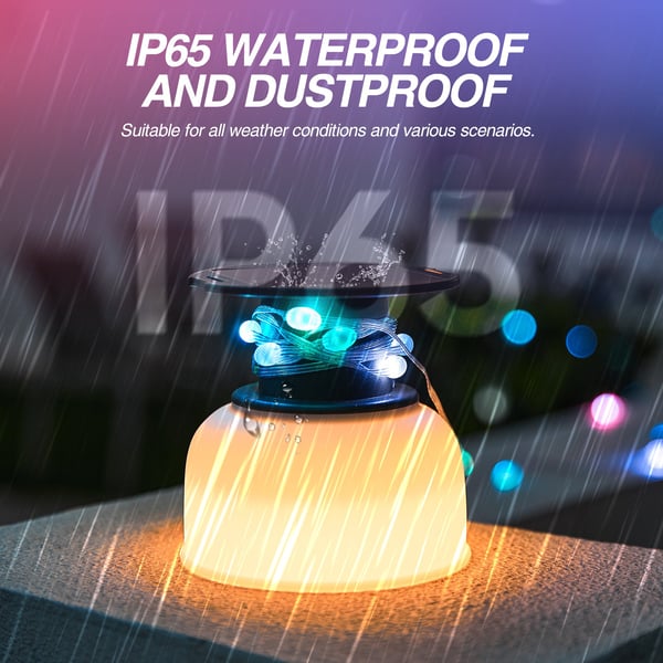 SAKER® Multicolored Camping Light String