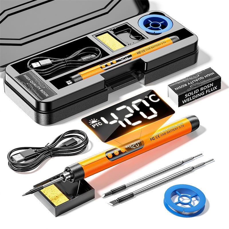 Tragbares USB Wiederaufladbares Lötkolben-Set