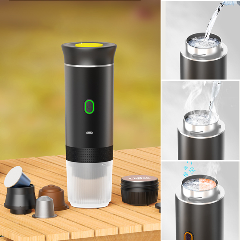 Bærbar kapselkaffemaskin