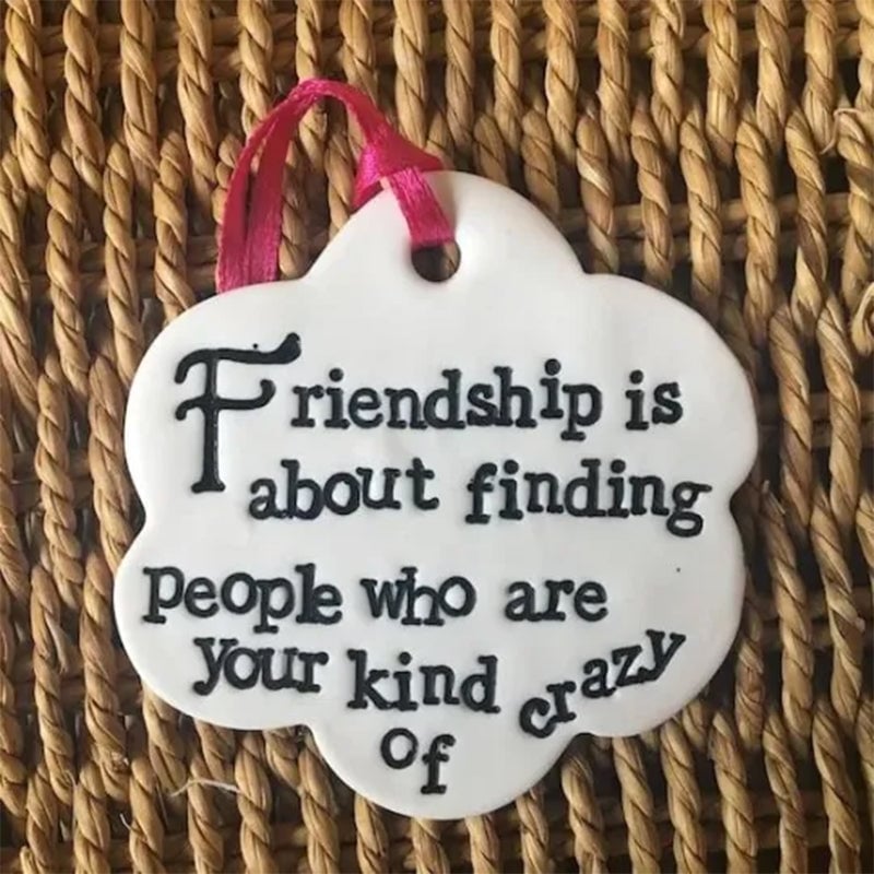 🌺🌺Tonblumen-Freundschaftsornamente – das beste Weihnachtsgeschenk🌺🌺