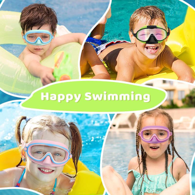 Swim Goggles with Nose Cover