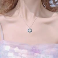 Levensboom kristallen hanger ketting