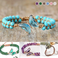 Healing Crystal Butterfly Armband