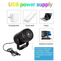 Lampe de projection de motifs de Noël