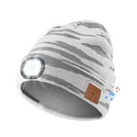 Bluetooth Beanie with LED Light & Removable Speakers