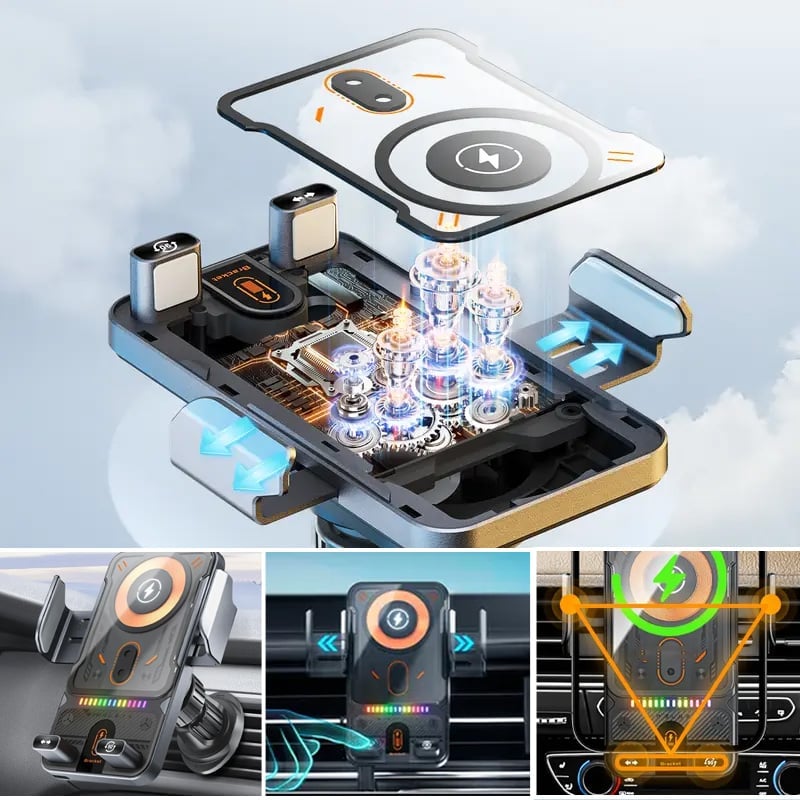 Wireless Charging Car Phone Mount