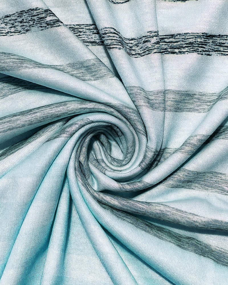 T-Shirt Col Rond Manches Courtes À Rayures