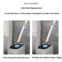 Wall-Mounted Toilet Brush Set