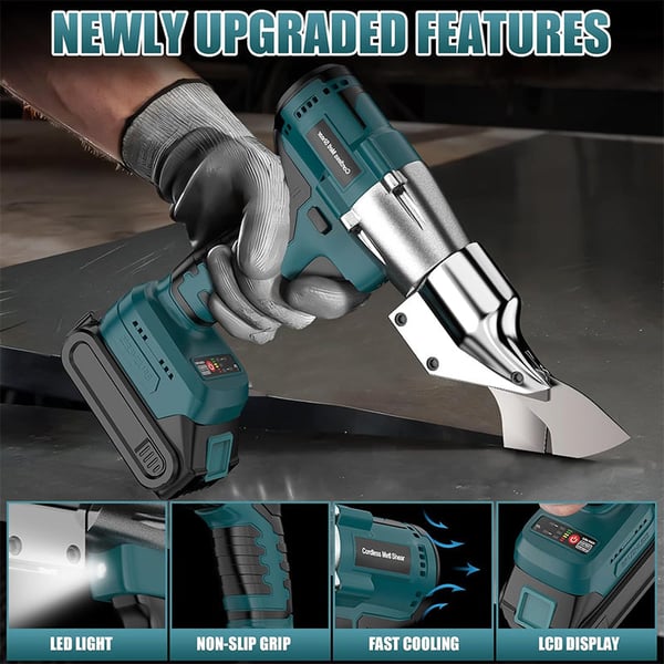 Sakerplus Cordless Sheet Brushless Metal Cutter