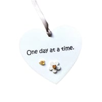 Wooden Heart Pocket Teddy Bear