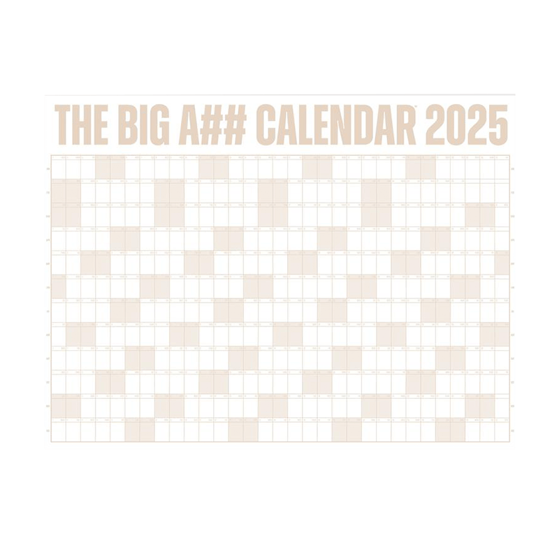 The Big A## Calendar 2025
