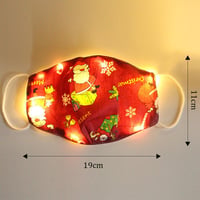 LED oplichtend kerstmasker