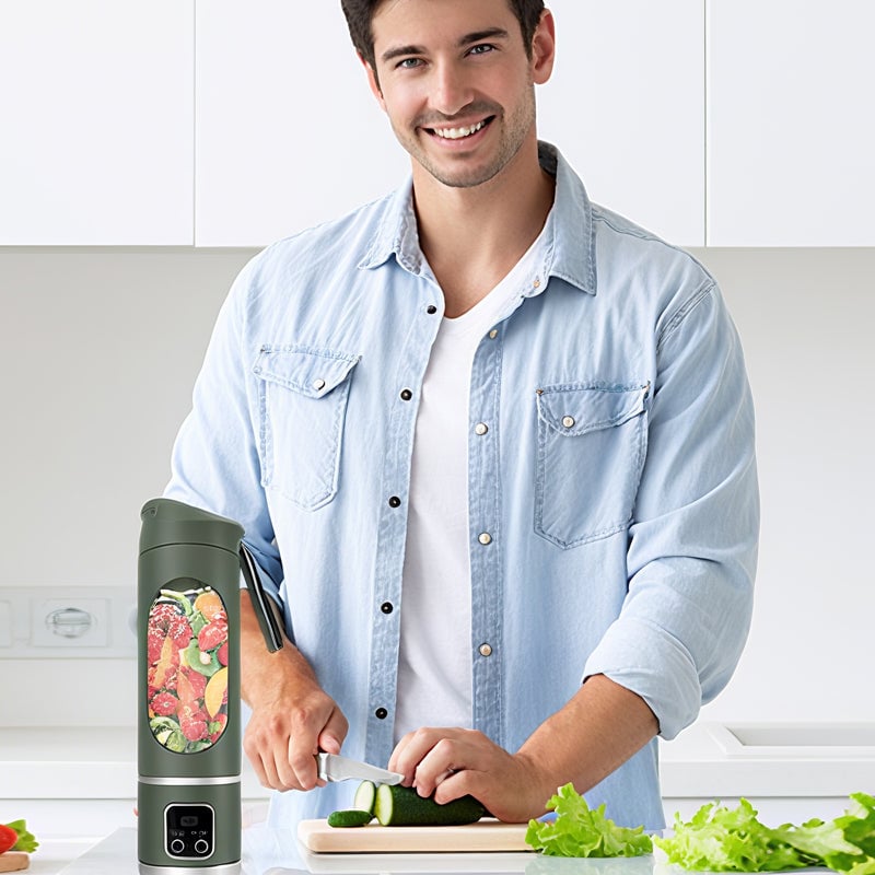 Portable Double-Motor Juicer