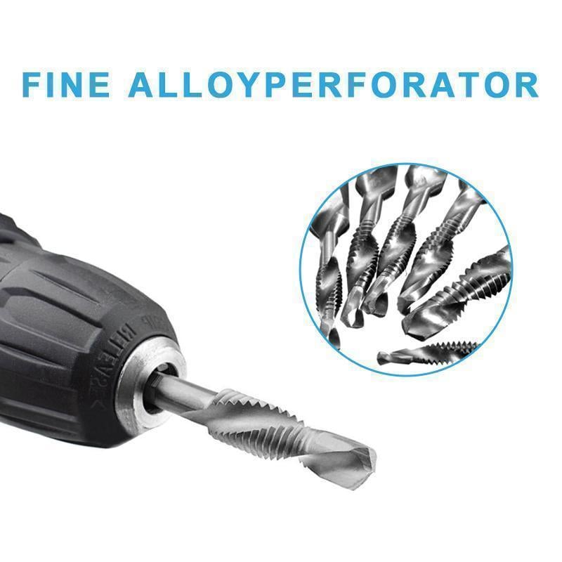 Metric Tap Drill Bits 6PCS (M3 - M10)