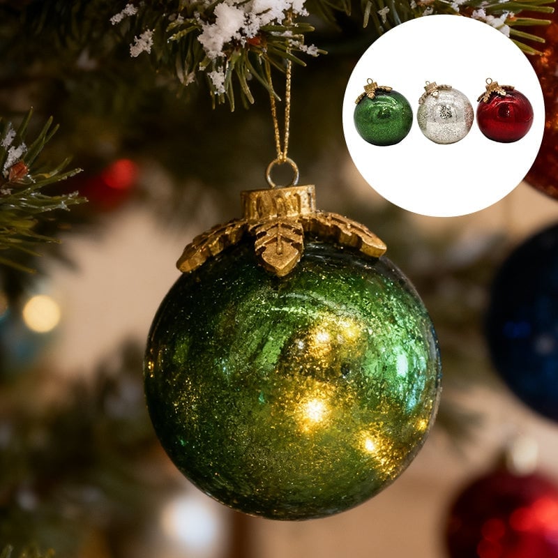 Glas-Tisch-Weihnachtsornamente