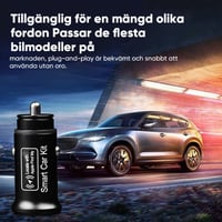 Billaddare med GPS-spårning