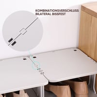 Mehrschichtiges Schuhregal
