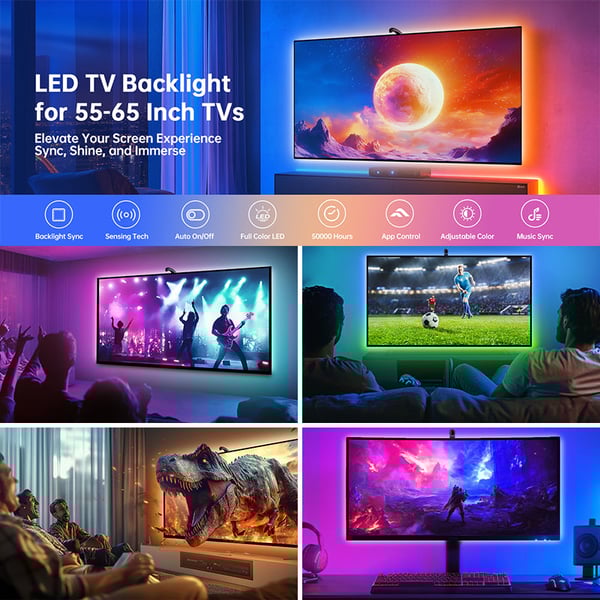 TV Backlight with Sensor