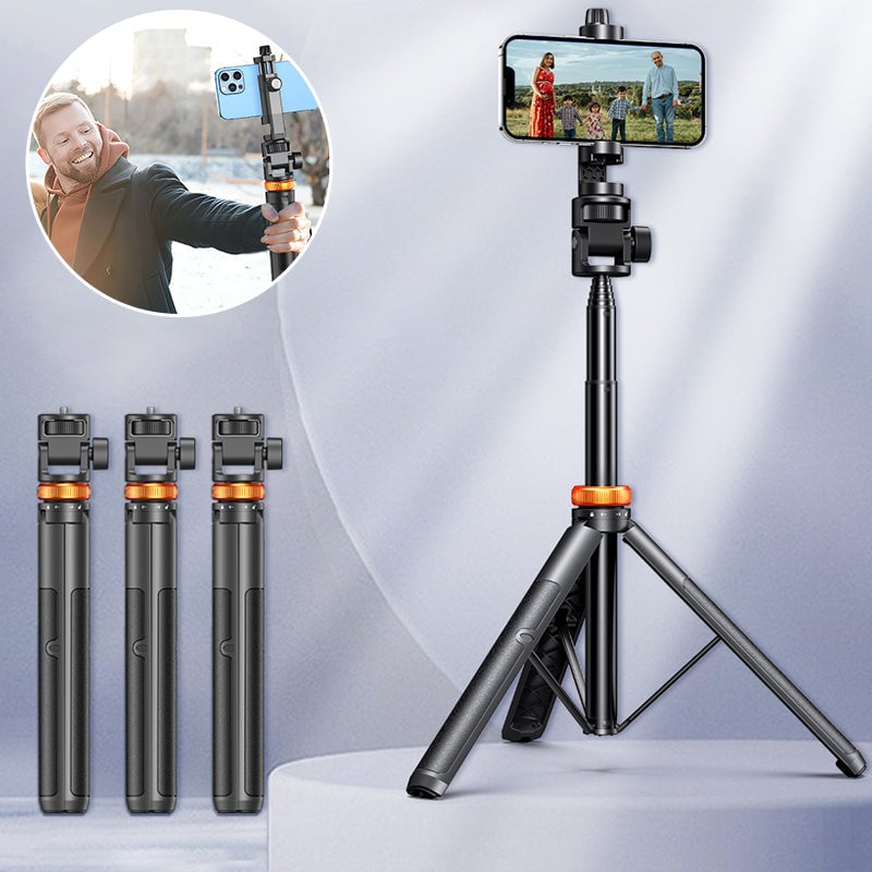 Selfie Stick-stativ med Bluetooth-fjernbetjening