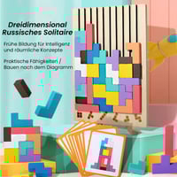 Holz-Stapel-Puzzle-Set