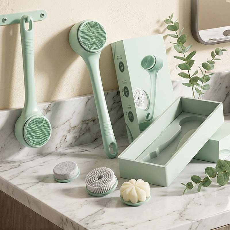 Electric Bath Brush Package and Usage