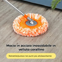 Scopa telescopica per la rimozione della polvere