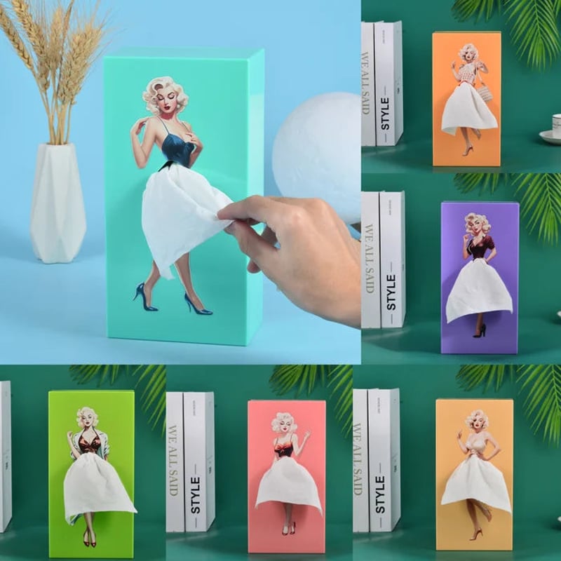 Nieuwe stijl Flying Skirt Tissue Box