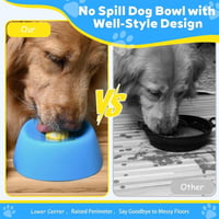 Slow-Feed Liquid Dog Bowls