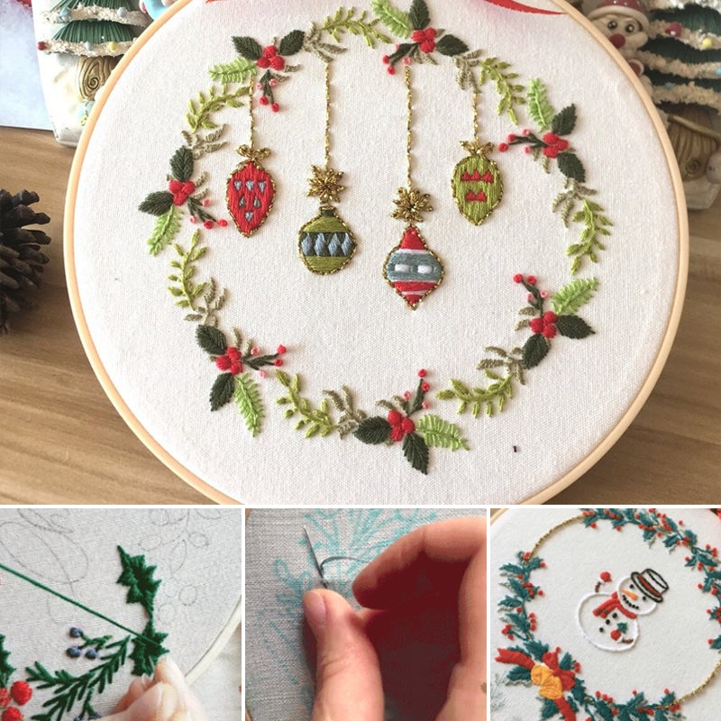 Christmas Embroidery Set