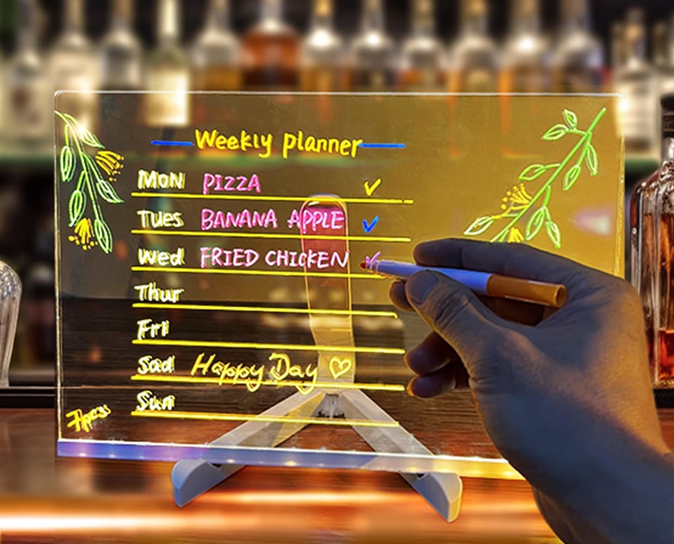 LED Note Board with Colors