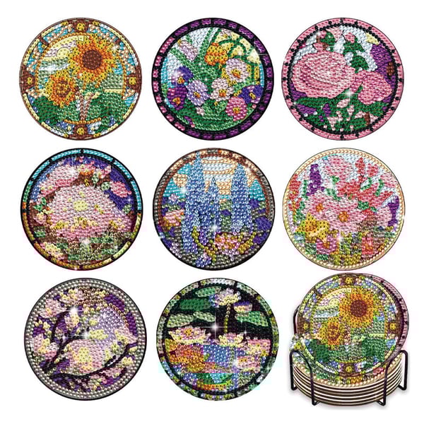 DIY Diamond Painting Coasters