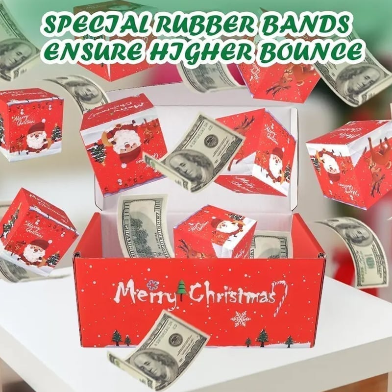 Christmas Surprise Explosion Bouncing Gift Box