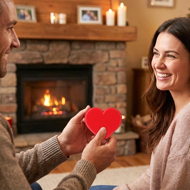 Valentine's Day Middle Finger Heart Prank Gift