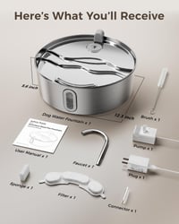 Sakerplus Automatic Dog Water Fountain