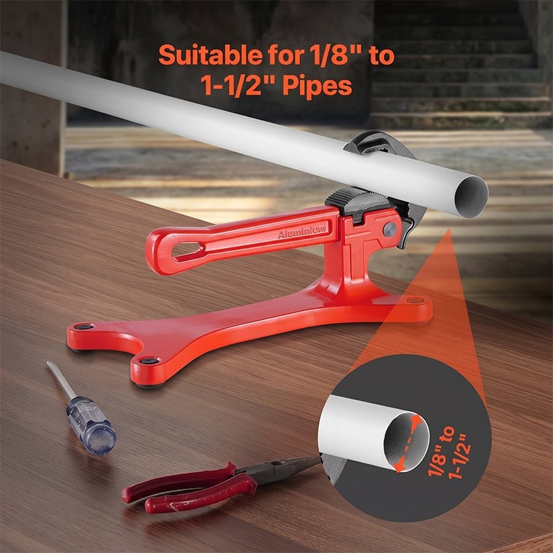 Sakerplus® Lightweight Portable Pipe Vise Clamp