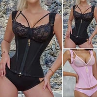 Vintage Shapewear Topp med Glidelås