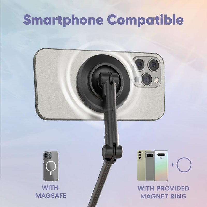 Sakerplus® Automatic Magnetic Phone Tripod Stick Stand