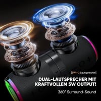 2-in-1 magnetischer teilbarer Bluetooth-Lautsprecher