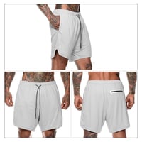 Shorts de Sport à Double Couche pour Hommes