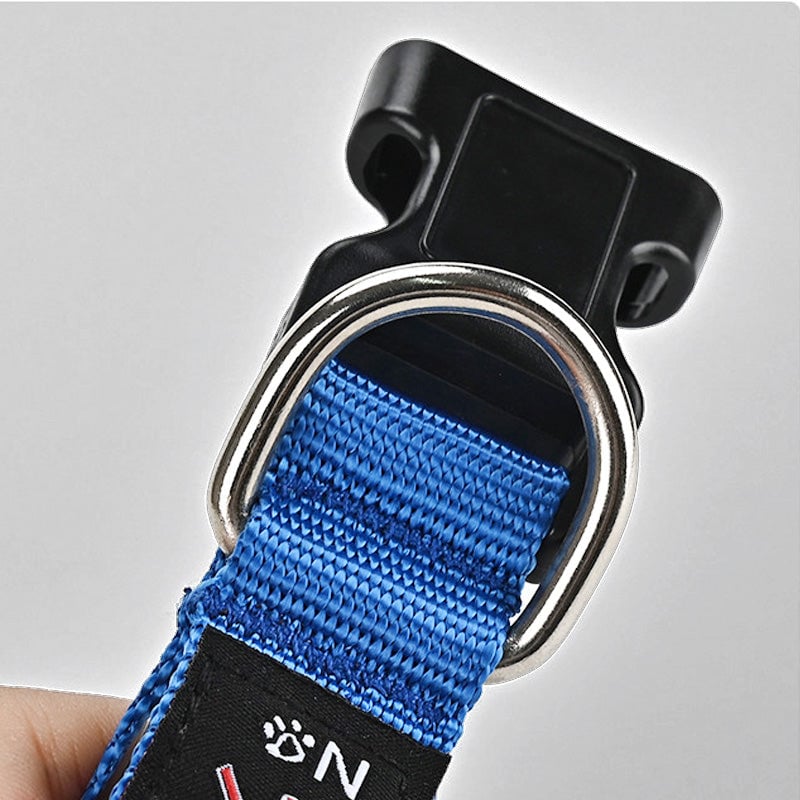 Dual Fiber Nighttime Luminous Dog Collar